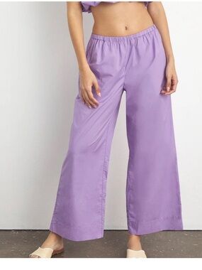 Onia poplin lilac pants